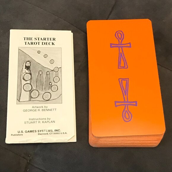 Starter Tarot Deck Vintage 1988 US Games Beginner Tarot - Picture 3 of 11